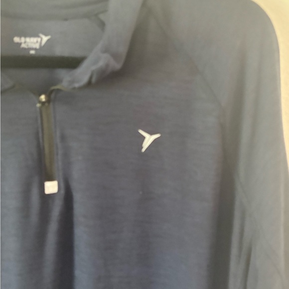 Old Navy Black ¼ Zip Pullover - Picture 2 of 4